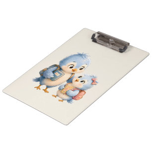 Porte-bloc des frères et sœurs Oiseau Bleu