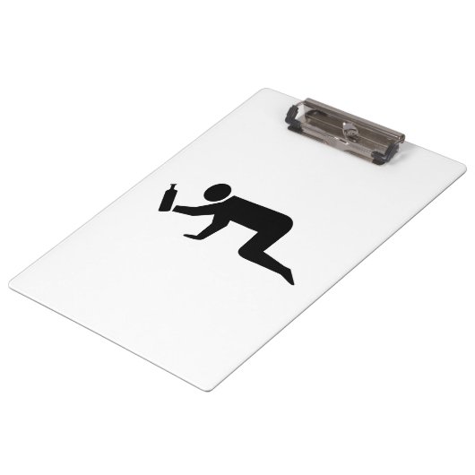 Porte-bloc Des gens ivres (Incliné)