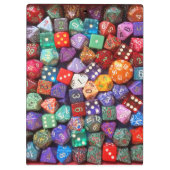 Porte-bloc dés multicolores (Dos)