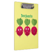 Porte-bloc Des radis mignons chantant des légumes de dessin a (Swatch)