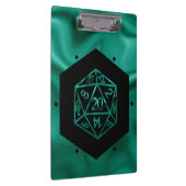 Porte-bloc Dés RPG | Emerald Imaginaire Tabletop Retro Gamer (Swatch)