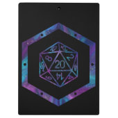 Porte-bloc Dés RPG | Nebula Imaginaire Retro Tabletop PnP Gam (Dos)
