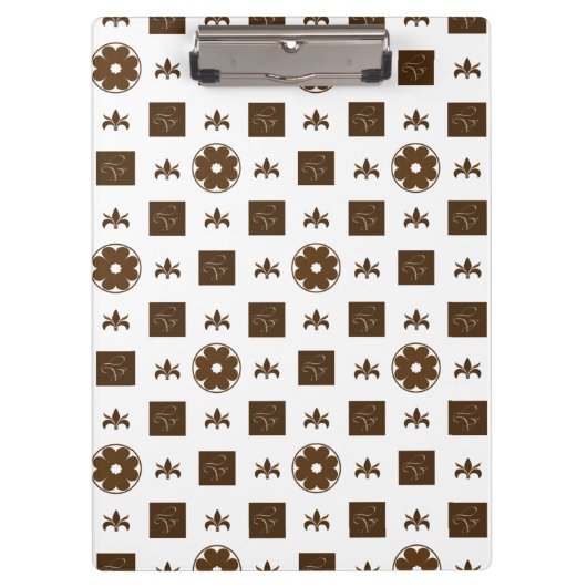 Porte-bloc Design À damiers élégant (Devant)