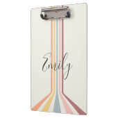 Porte-bloc Design à rayures de style rétro Pastel (Gauche)