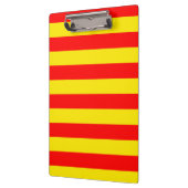 Porte-bloc Design de bandes rouge et jaune (Gauche)