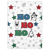 Porte-bloc Design de Noël Ho-Ho-Ho (Dos)