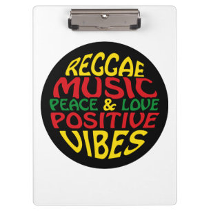 Porte-bloc Design de reggae avec des paroles et des citations