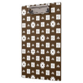 Porte-bloc Design élégant À damiers Motif (Gauche)