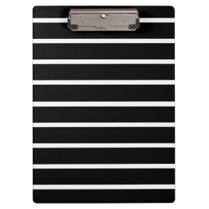 Porte-bloc Design en bandes noir et blanc