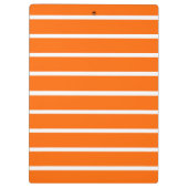 Porte-bloc Design en bandes orange et blanc (Dos)