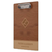 Porte-bloc Design En Bois Avec Logo (Gauche)