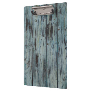 Porte-bloc Design en bois turquoise vintage Shabby Chic cadea