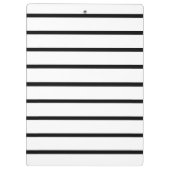 Porte-bloc Design en rayures blanches et noires (Dos)