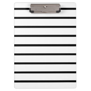 Porte-bloc Design en rayures blanches et noires