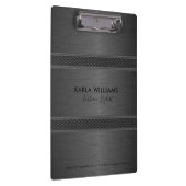 Porte-bloc Design géométrique gris foncé métallique (Swatch)