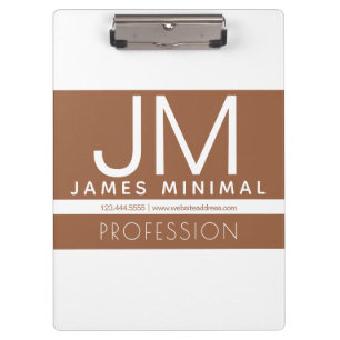Porte-bloc Design minimaliste professionnel moderne   Marron 