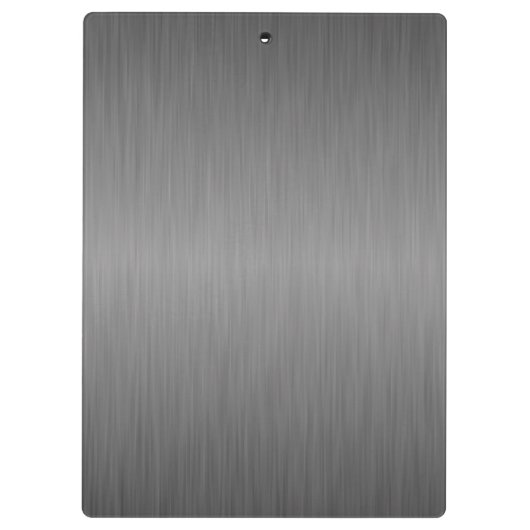 Porte-bloc Design Monogramme Exécutif - Acier Brush (Dos)