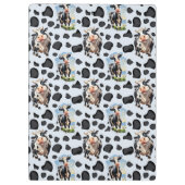 Porte-bloc Design Motif animal de vache (Dos)