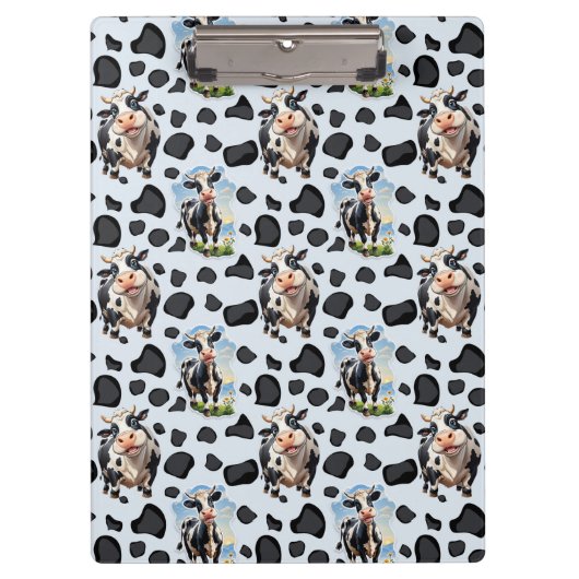 Porte-bloc Design Motif animal de vache (Devant)