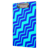 Porte-bloc Design Motif Blue Zig Zag Chevron (Gauche)