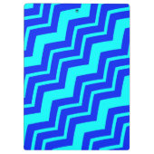 Porte-bloc Design Motif Blue Zig Zag Chevron (Dos)
