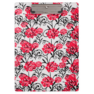 Porte-bloc Design Motif d'illustrations de rose rouge