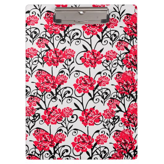 Porte-bloc Design Motif d'illustrations de rose rouge (Devant)