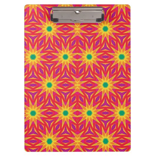 Porte-bloc Design pourpre, rouge, orange, jaune et vert (Devant)