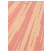 Porte-bloc Design rétro abstrait rose et orange (Dos)