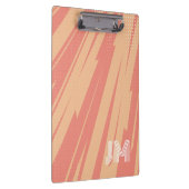 Porte-bloc Design rétro abstrait rose et orange (Swatch)