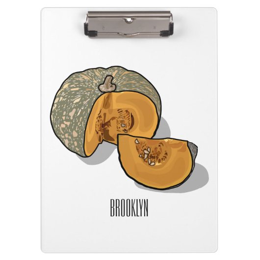 Porte-bloc dessin animé citrouille (Devant)