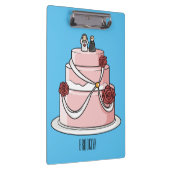 Porte-bloc dessin animé de gâteau mariage (Swatch)