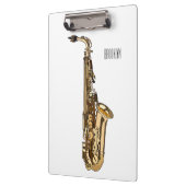 Porte-bloc dessin animé saxophone (Gauche)