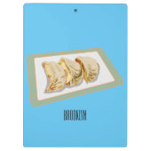 Porte-bloc Dessin de Jiaozi / Chinese dumplings (Dos)