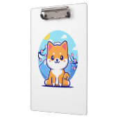 Porte-bloc dessin de shiba inu (Gauche)