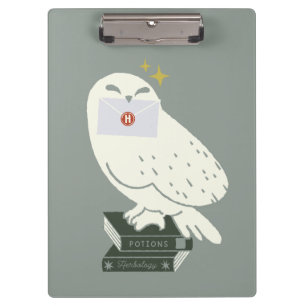 Porte-bloc Dessin fantaisiste d'Hedwig avec lettre