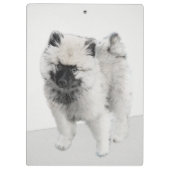Porte-bloc Dessin Keeshond Chiot - Joli dessin original Chien (Dos)
