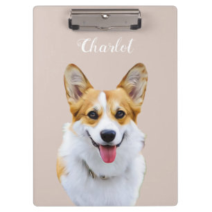 Porte-bloc Dessin personnalisé Welsh Corgi Dog