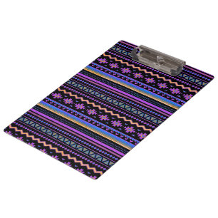 Porte-bloc Dessin tribal violet