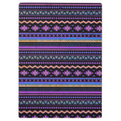 Porte-bloc Dessin tribal violet (Dos)