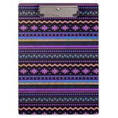 Porte-bloc Dessin tribal violet (Devant)