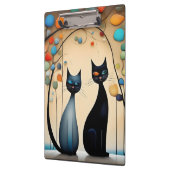 Porte-bloc Deux chats charmants (Gauche)