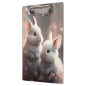 Porte-bloc Deux lapins mignons avec Porte - bloc sakura (Gauche)