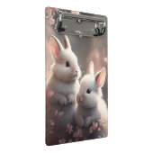 Porte-bloc Deux lapins mignons avec sakura Mini Porte - bloc (Incliné)