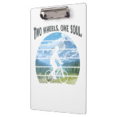 Porte-bloc Deux roues, une âme. vélo sport (Gauche)