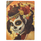 Porte-bloc Dia De Los Muertos Throw Pillow (Dos)