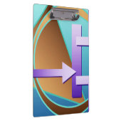 Porte-bloc "Diagramme de circuit" imprimé art numérique, turq (Swatch)