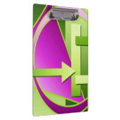 Porte-bloc "Diagramme de circuit" imprimé art numérique, vert (Swatch)