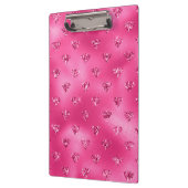 Porte-bloc Diamants brillants rose brillant (Gauche)