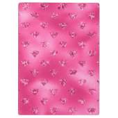 Porte-bloc Diamants brillants rose brillant (Dos)